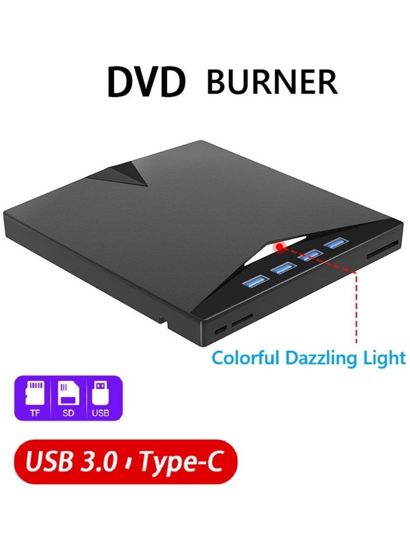 MEDNEST 3.0 External Portable USB Optical Drive DVD/CD 7-in-1 Burner Multi-functional Type-C Universal Computer Connector - Image 2
